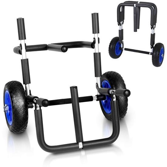 Ikodm Chariot de transport pour SUP, chariot pour planches de surf, chariot pour canoës, chariot pour bateaux, remorque pour planches de surf, Stand Up Paddle, transport en aluminium