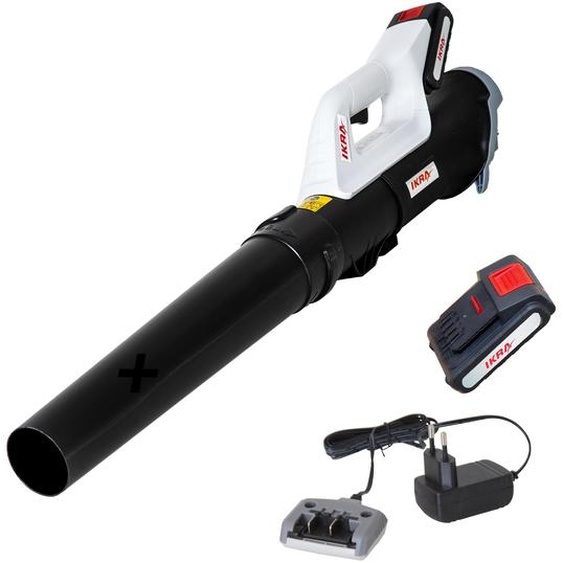 IKRA Souffleur de feuilles axial sans fil ICB 20, léger & compact, batterie & chargeur inclus