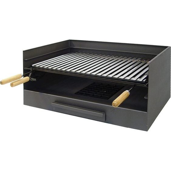 Imex El Zorro Tiroir à grillades 61x40x32 Cm Argent Argent One Size