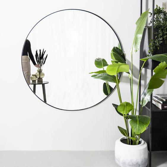 Immense - Miroir rond en métal ø120m - Couleur - Noir