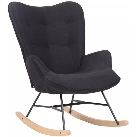 In And OutdoorMatch Monserrate rocking chair - Noir - Chaise - Monserrates - 62 x 55 cm - 100% polyester - Luxury Monserrate