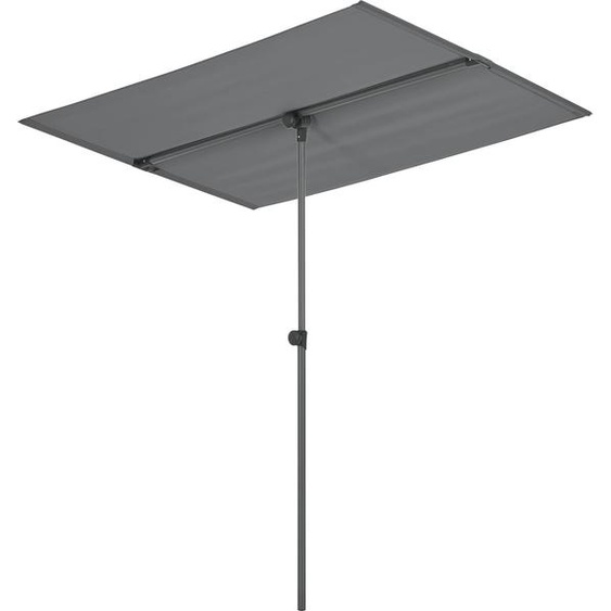 In And OutdoorMatch Parasol 360° Abigail - 120-200x180x130 cm - Gris - Protection UV