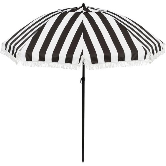 In The Mood Collection Osborn Parasol - H238 x Ø220 cm - Noir, Blanc