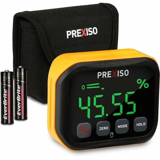 Inclinomètre Numérique Magnétique, Détecteur dAngle pour Mesure de 0-360°Affichage Auto-réversible, Ecran lcd Rétro-éclairé, Mesure dAngle Digitale