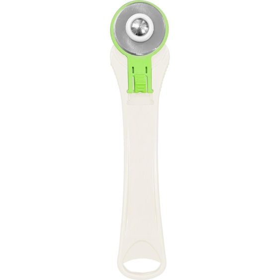 INF Cutter rotatif 28mm Lame en acier au carbone pour la coupe de tissu Blanc