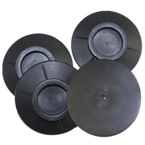 INF Lot de 4 patins antidérapants en caoutchouc pour machine à laver