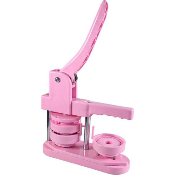 INF Machine à fabriquer des badges avec accessoires Rose