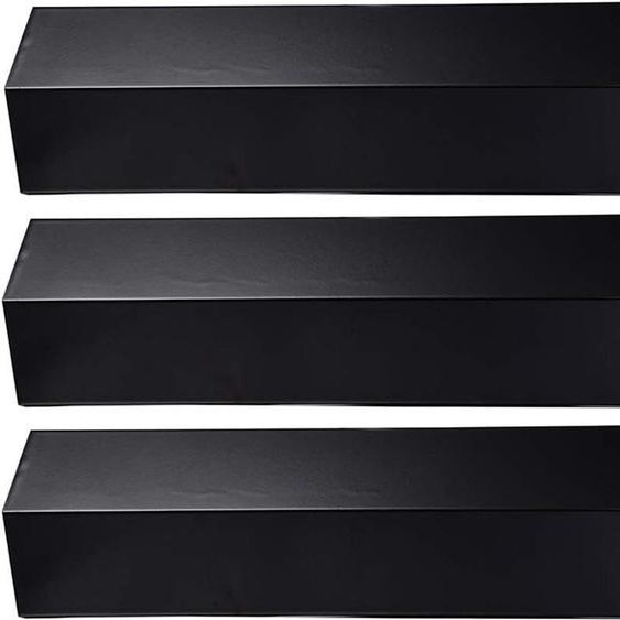 INF Pack de 3 plaques chauffantes pour gril - Bouclier thermique en acier porcelaine