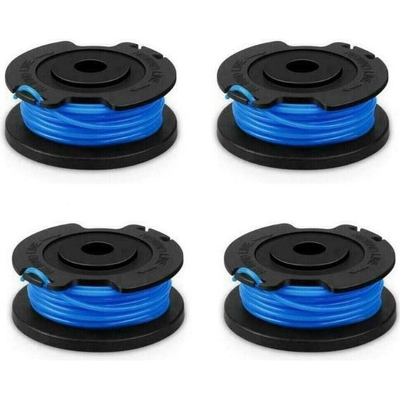 INF Paquet de 4 bobines de coupe-bordure avec fil de coupe pour coupe-bordure RYOBI
