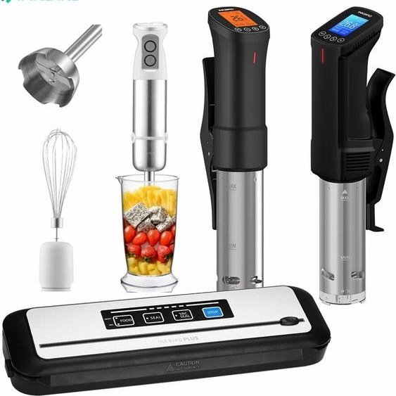 INKBIRD-Appareil culinaire de cuisine, mijoteuse Sous Vide, cowculator à immersion robuste, scelleuse sous vide, mélangeur électrique, Wi-Fi, 220V
