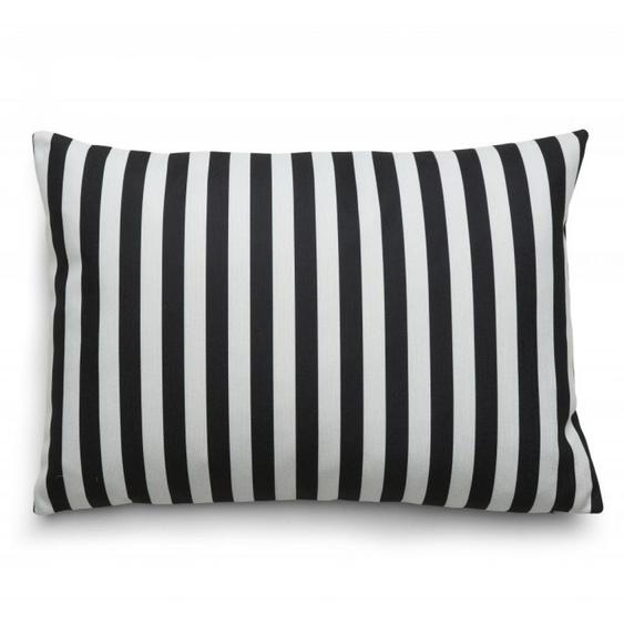 INNOVATION LIVING Coussin DAPPER SPECIAL 40x60 cm tissu Noir et Blanc