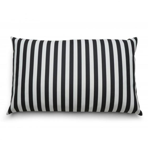 INNOVATION LIVING Coussin DAPPER SPECIAL 50x80 cm tissu Noir et Blanc