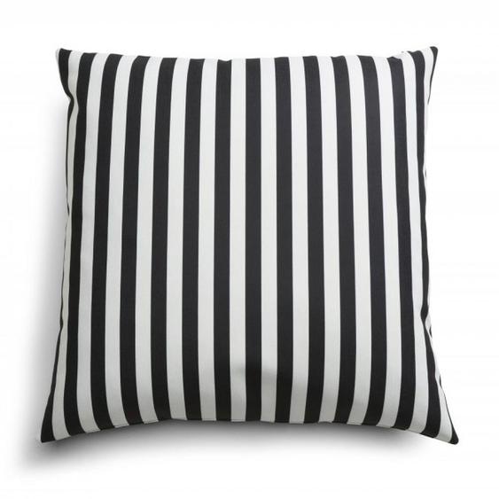 INNOVATION LIVING Coussin DAPPER SPECIAL 65x65 cm tissu Noir et Blanc