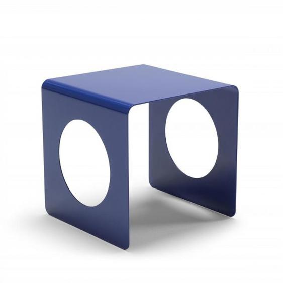 INNOVATION LIVING  Table basse GEOBEAU 33x33x33 cm métal bleu ultramarine