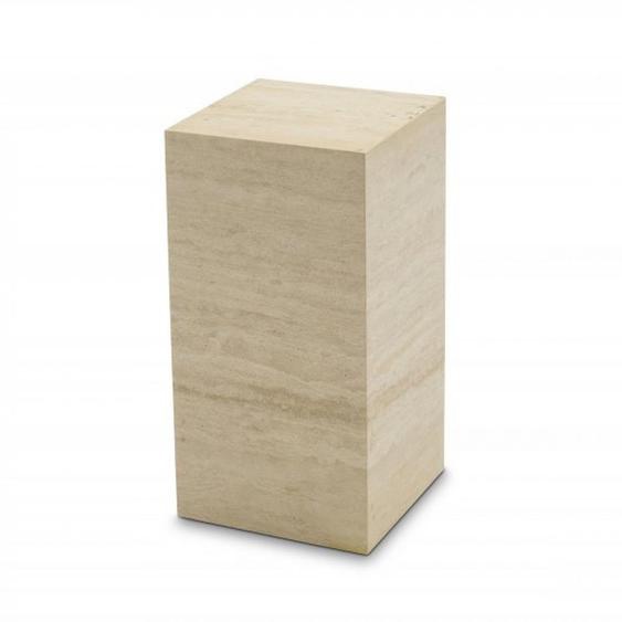 INNOVATION LIVING  Table basse TRAVERTINA 25x25x50 cm en travertin naturel