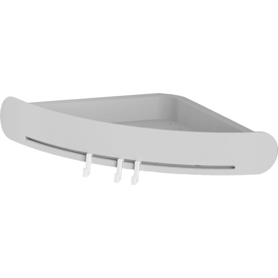 Innovative Bathroom Storage Wall Mounted Shelf Triangle Storage Rack Bathroom Toilet Storage Shelf Grey