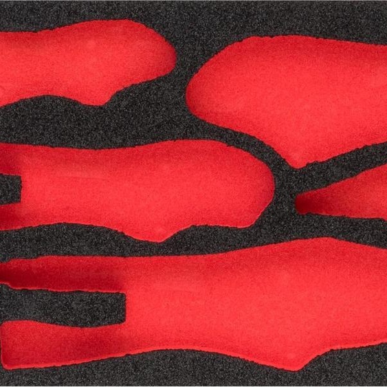 Insert en mousse souple  vide  V5004-L  L x l x H : 393 mm x 188 mm x 35 mm