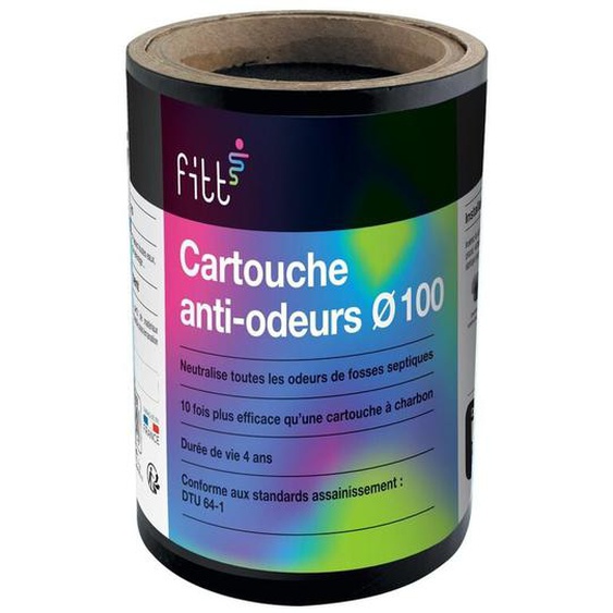 Interplast - Cartouche anti-odeurs assainissement individuel - Fitt - Carton