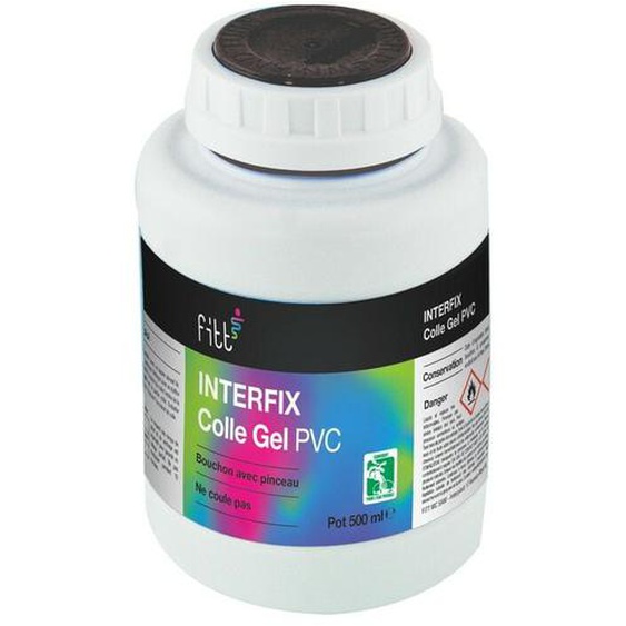 Interplast - Colle gel pvc Interfix en pot 500ml - Fitt