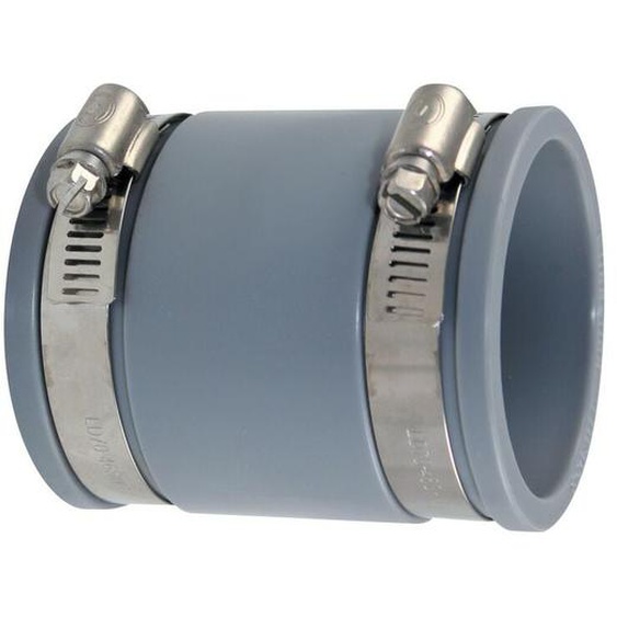 Interplast - Raccord pvc multi-matériaux Ø100-112 - Fitt - Gris - pvc