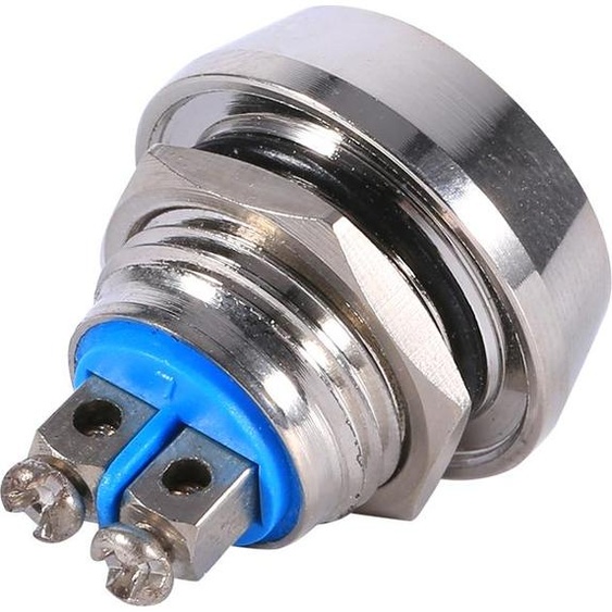 interrupteur à bouton-poussoir en métal 12mm, étanche, à dôme, à action momentanée