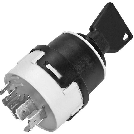 Interrupteur dAllumage Automobile Serrure dAllumage à 9 Broches Interrupteur De Démarrage dAllumage 24V, Adapté Au Chariot Élévateur De Tracteur