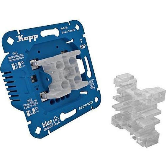 Interrupteur intelligent hybride Blue-control 4 fils / 2 canaux 863004027
