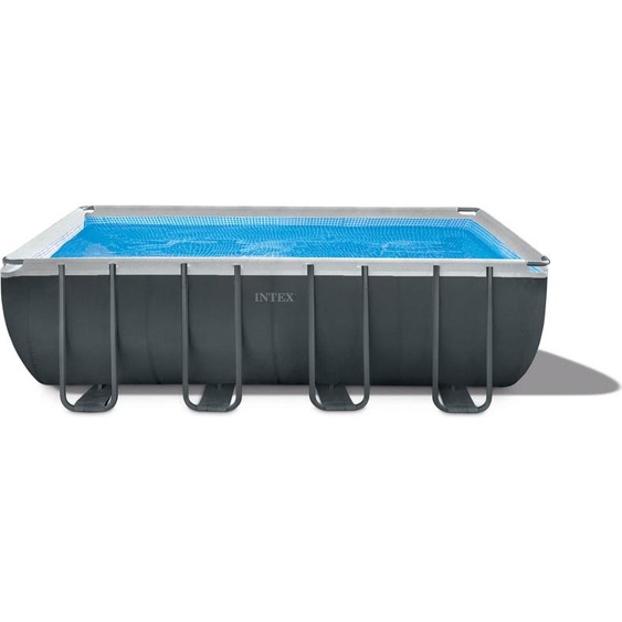 Intex 26356GN INTEX Pool Ultra XTR 549x274cm mit Sandfilter eckig grau