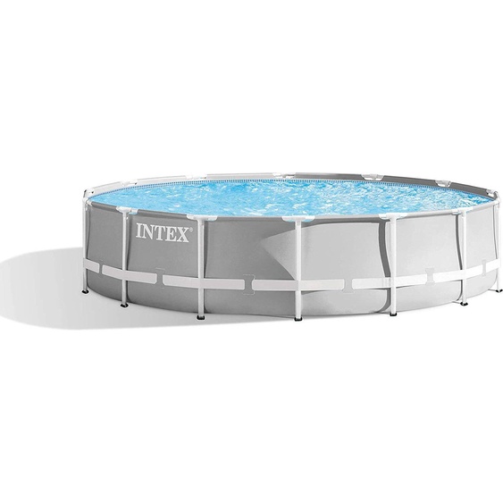 INTEX 26720GN PrismFramePool-Set incl. pompe, échelle et bâche 427x107cm