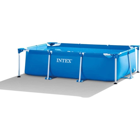 Intex 28270NP INTEX Pool Rectangular 220x150cm ohne Filterpumpe eckig blau