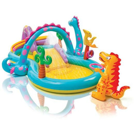 Intex - Aire de jeux gonflable Dinoland