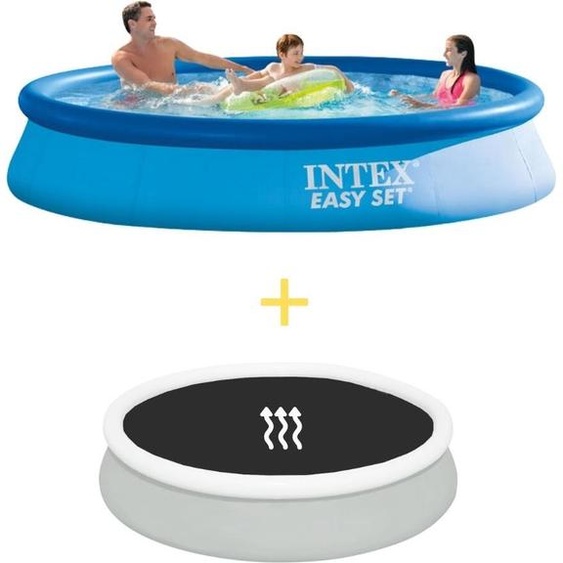 Intex Easy Set Pool - 366 x 76 cm - Voile solaire incluse
