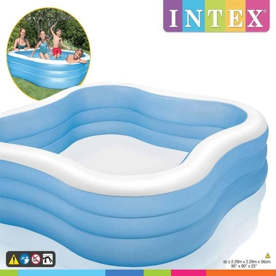 INTEX Piscine Plage Vague 229x229x56 cm 57495NP