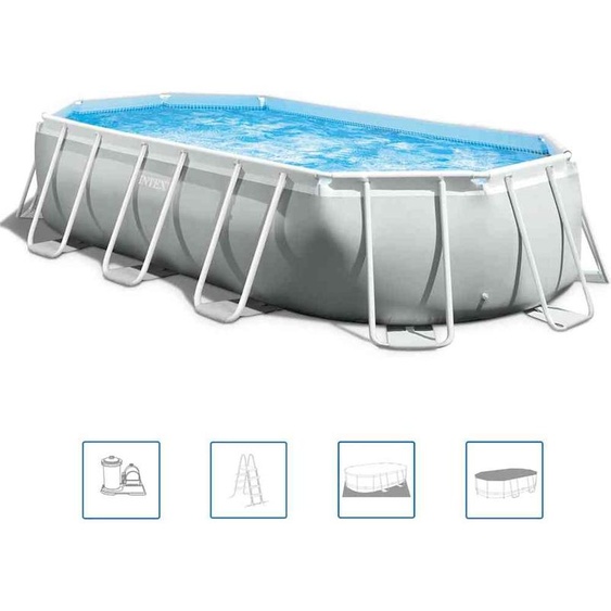 INTEX Pool-Set Prism Frame Oval 503x274x122 cm 26796GN