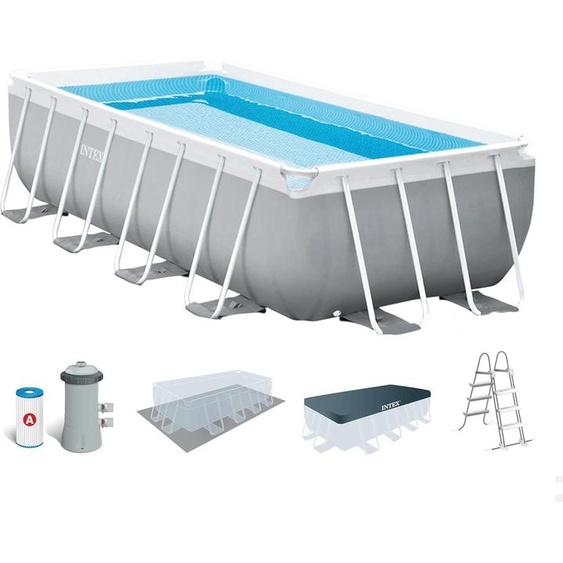 INTEX Prism Frame Ensemble de piscine rectangulaire 488x244x107 cm 26792GN