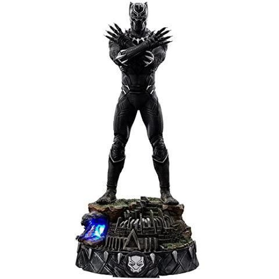 IRON STUDIOS BLACK PANTHER DELUXE 1:10 - THE INFINITY SAGA - ART IS597