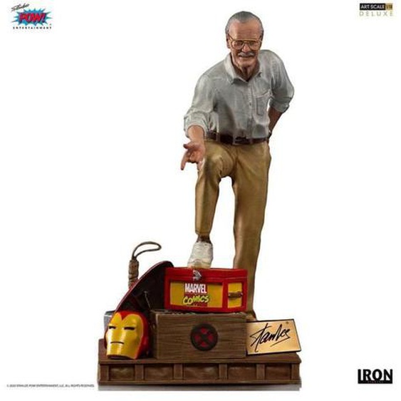 Statuette - IRON STUDIOS - Stan Lee - 1/10 Deluxe Art Scale - Plastique - Résine - Contemporain