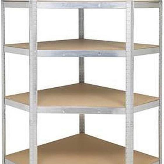 IRONSIDE Étagère dangle bois/métal 176x75 5 étagères, capacité 175 kg