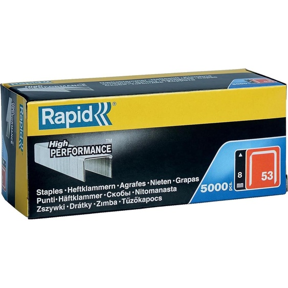 Isaberg Rapid staple 53 / 08 L 004 Emballage = 5000 pièces Isaberg type 53 - 11857050