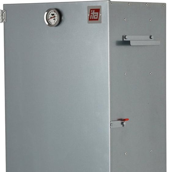 ITA Fumoir 7001 - Premium Fumoir à 3 étages 81 cm - Acier allié - Qualité EU - Smoker - En direct du fabricant