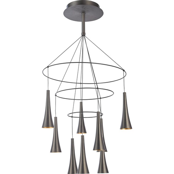 Italux Luca LED lampe suspendue moderne marron MD16115-9A