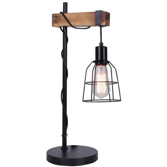 Italux Ponte lampe de table industrielle noire TB-4290-1