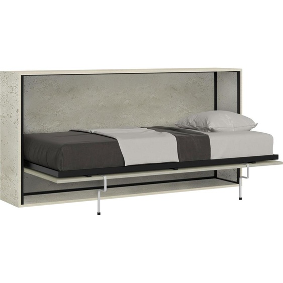 ITAMOBY - Armoire lit escamotable horizontal 1 couchage 85 Kando Cachemire