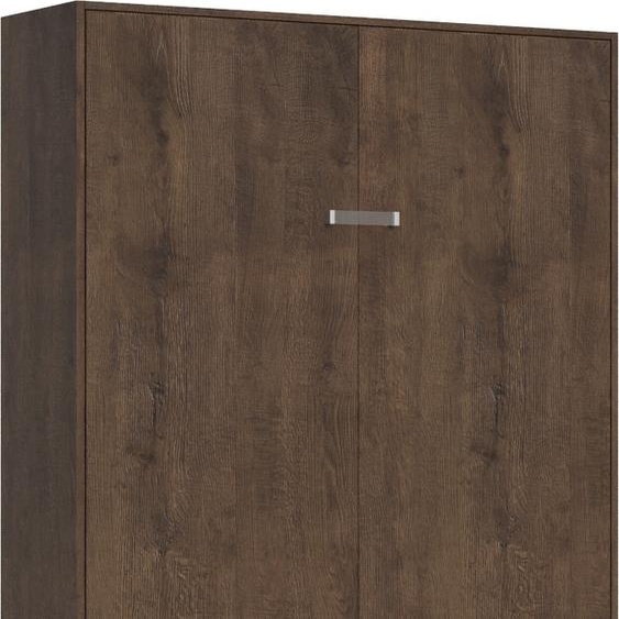 ITAMOBY - Lit 1 place et demi escamotable vertical 120 Kentaro Noyer