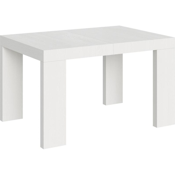 ITAMOBY - Table extensible 140/244x90 cm Roxell frêne blanc
