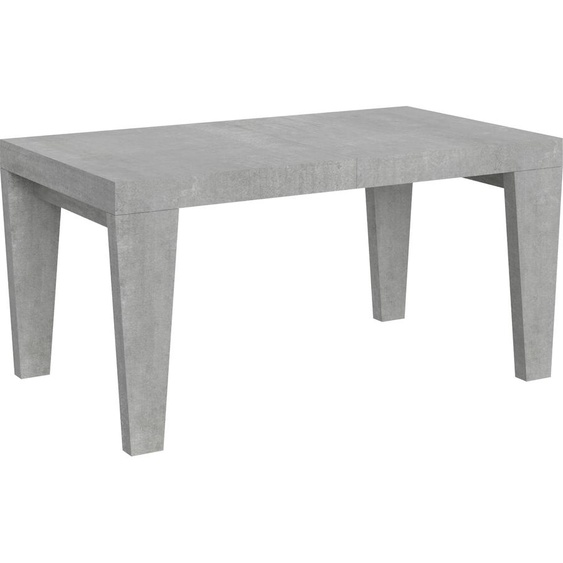 ITAMOBY - Table extensible 160/264x90 cm Spimbo gris béton