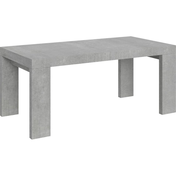 ITAMOBY - Table extensible 180/284x90 cm Roxell gris béton