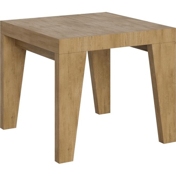 ITAMOBY - Table extensible 90/246x90 cm Naxy chêne nature