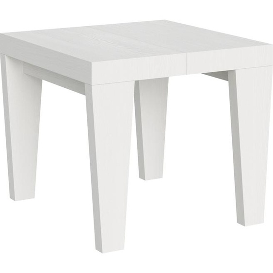 ITAMOBY - Table extensible 90/246x90 cm Spimbo frêne blanc