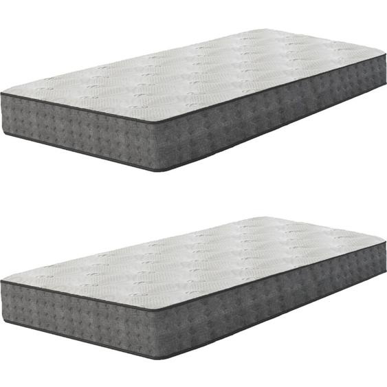 Iztoss - Lot de 2 - Matelas 90x200cm - Épaisseur 16 cm - Matelas Mémoire de Forme pour Adulte Enfant - Zones de Confort Mousse Adaptative (Deux
